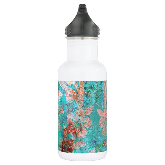 Floral schilderen waterfles  (Rechts)