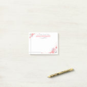 Floral School Psycholoog Post-it Notes (Op bureau)