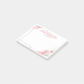 Floral School Psycholoog Post-it Notes (Schuin)