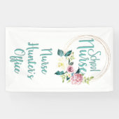  Floral School verpleegdeur kantoor Spandoek (Horizontaal)