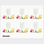 Floral Schrift Romeinen 8:28 Sticker (Vel)