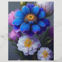 Floral Scrapbook Paper