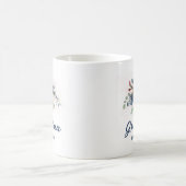 Floral Script Elegant Oma Custom Koffiemok (Center)
