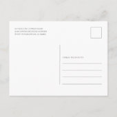 Floral Script Eucalyptus Greenery Vrijgezellenfees Uitnodiging Briefkaart (Achterkant)