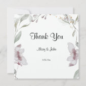 Floral Script Love Heart Wedding (Voorkant)