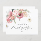 Floral Script zal je zijn mijn dienstmeisje (Voorkant / Achterkant)