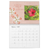 Floral Scripture Words of Faith Calendar Kalender (Feb 2027)