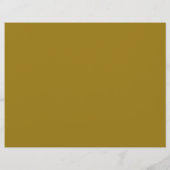 Floral Scrollwork Wedding Program Sjabloon (Achterkant)