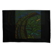 Floral Sea Monster Pillow Cases Kussensloop (Voorkant-Links)