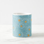 Floral Seamless Pattern. Achtergrond van Koffiemok (Center)