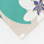 Floral seamless pattern. Beautiful white Fleece Deken (Hoek)