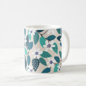 Floral seamless pattern. Beautiful white Koffiemok (Voorkant rechts)