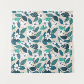 Floral seamless pattern. Beautiful white Wandkleed (Voorkant (horizontaal))