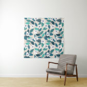 Floral seamless pattern. Beautiful white Wandkleed (In Situ (horizontaal))