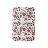 Floral seamless pattern birds and butterflies badmat (Voorkant Verticaal)