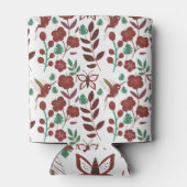 Floral seamless pattern birds and butterflies blikjeskoeler (Achterkant)