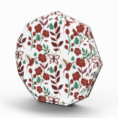 Floral seamless pattern birds and butterflies fotoblokken (Rechts)