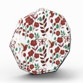 Floral seamless pattern birds and butterflies fotoblokken (Links)