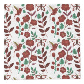 Floral seamless pattern birds and butterflies kubus (Rechts)