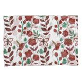 Floral seamless pattern birds and butterflies kussensloop (Voorkant-Rechts)