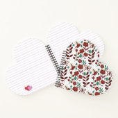 Floral seamless pattern birds and butterflies notitieboek (Binnen)