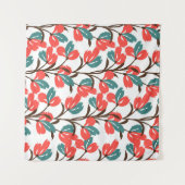 Floral seamless pattern. Cute floral background. P Wandkleed (Voorkant (horizontaal))