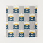 Floral seamless pattern design. Scandinavian style Wandkleed (Voorkant)