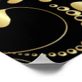 Floral seamless pattern. Flourish 3d wallpaper. Or Poster (Hoek)