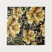 Floral seamless pattern. Flourish 3d wallpaper. Or Wandkleed (Voorkant (horizontaal))