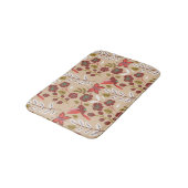 Floral seamless pattern flowers, birds, butterfly badmat (Gekanteld)