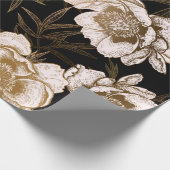 Floral seamless pattern. Garden flowers peonies an Cadeaupapier (Hoek)