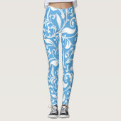 Floral Seamless Pattern Leggings (Voorkant)