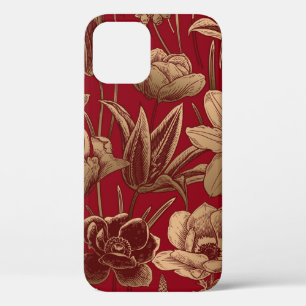 Floral seamless pattern. Vintage spring background Case-Mate iPhone Case