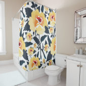 Floral seamless pattern with roses. seamless texti douchegordijn (In situ)