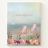  Floral Seascape Journal-Notitieboek Notitieboek (Achterkant)
