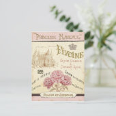 Floral Seed Packet Briefkaart (Staand voorkant)