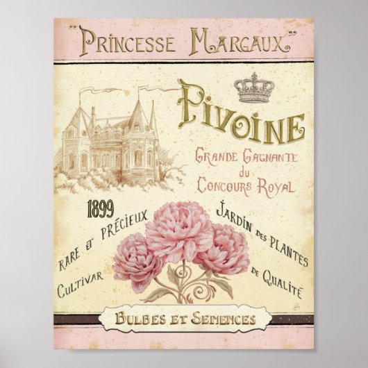 Floral Seed Packet Poster (Voorkant)