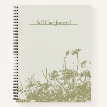 Floral Self Care Bullet Journal