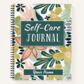 Floral Self-Care Journal: Een reis naar Wellness Notitieboek (Voorkant)