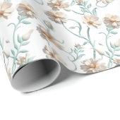 Floral Serenity Cadeaupapier (Rol Hoek)
