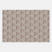 Floral Serenity Prayer Inspirerend Inpakpapier Vel (Voorkant 2)