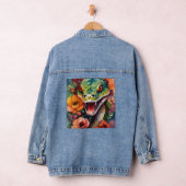 Floral Serpent Denim Jacket – Stijlvol met een Twi (Hangar)