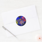 Floral Sessions Ronde Sticker (Envelop)