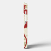 Floral Shadows in Red en Oranje Case-Mate iPhone Case (Achterkant / Links)