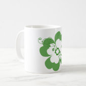Floral Shamrocks Mok (Voorkant links)