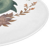 Floral Shark Harmony – Natuur & Ocean Fusion Art Snijplank (Hoek)