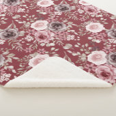Floral Sherpa Blanket Deken (3/4)