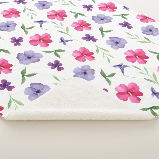 Floral Sherpa Deken (3/4)