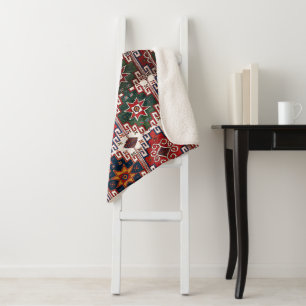 Floral Sherpa dekenworp Deken