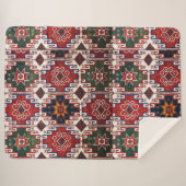  Floral Sherpa dekenworp Deken (Voorkant (horizontaal))